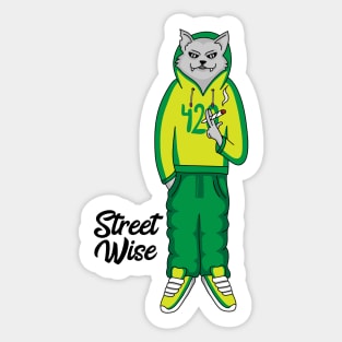 Street Wise Sticker